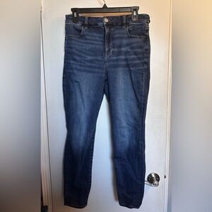 American Eagle Curvy Hi-Rise Jegging | Dark Wash | Size 10 Short